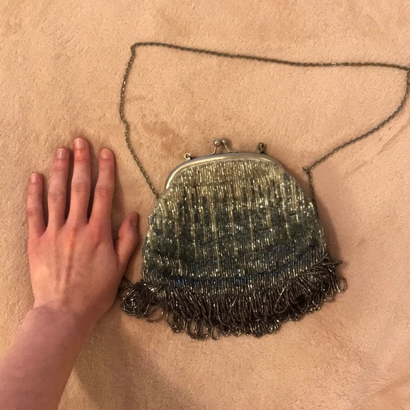 Anthropologie Shimmer Clutch Bag - Picture 5 of 5